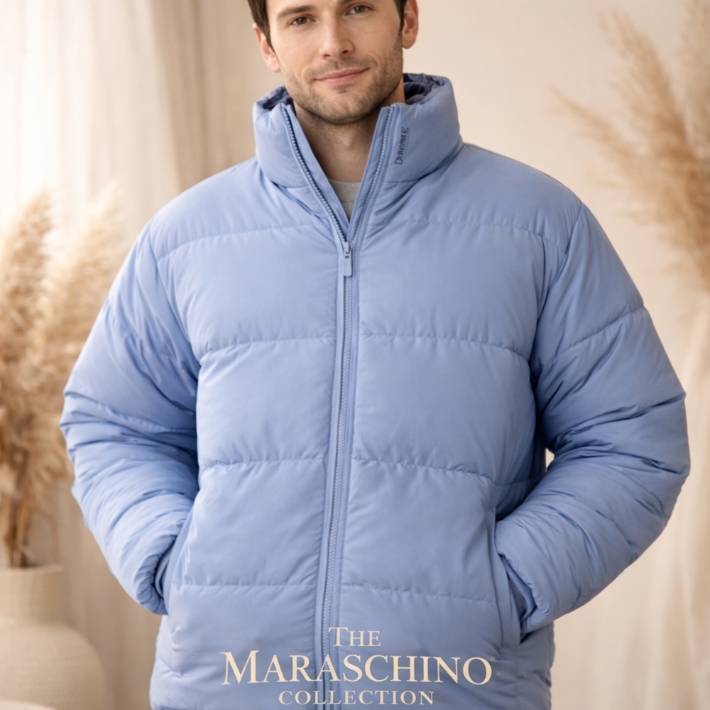 Aéropostale Sky Blue Down Puffer Jacket Men’s Large